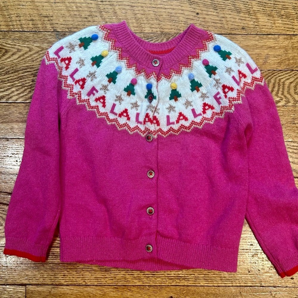 Mini Boden Holiday Sweater 4-5y